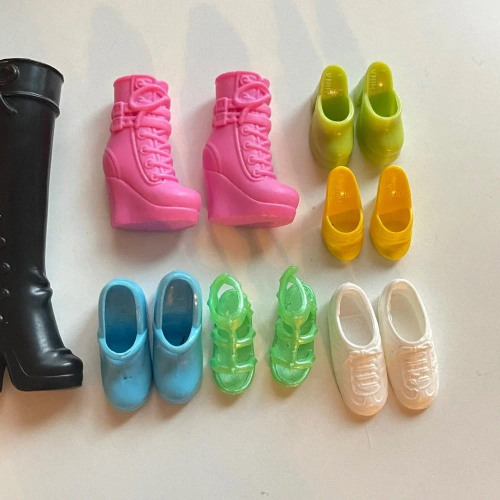 Y2K vtg barbie shoe Lot 2000s‎ heels wedges platform boots sneakers preppy party